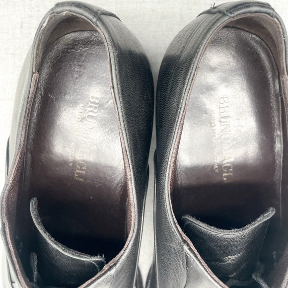 Bruno Magli Mens‎ 8.5 M Maico Cap Toe Oxfords Black Leather Dress Shoes Lace Up main image 5